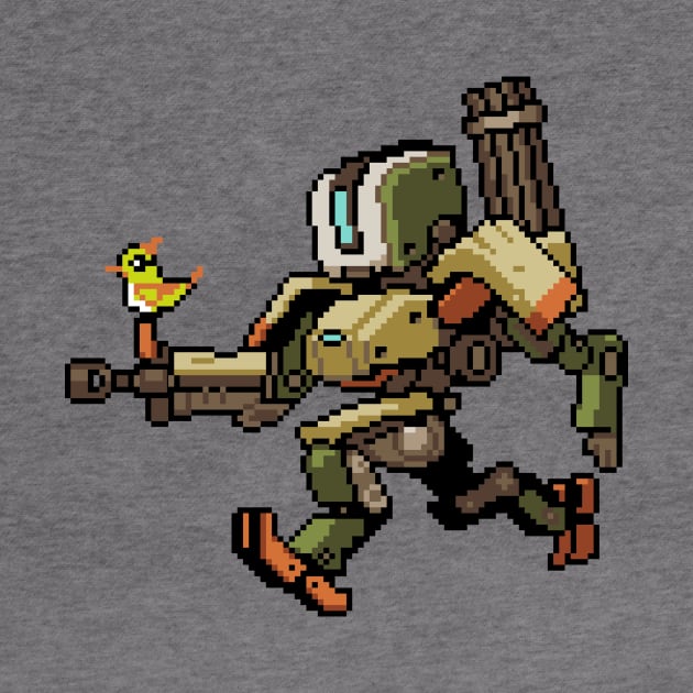 Overwatch - 16Bit Bastion by wyckedguitarist